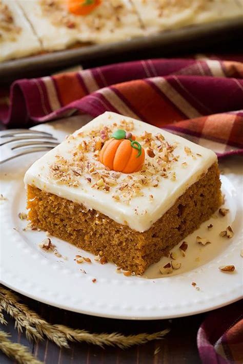 Pumpkin Cake Recipes To Make On The First Day Of Fall Pumpkin Sheet Cake Pumpkin Cake Recipes