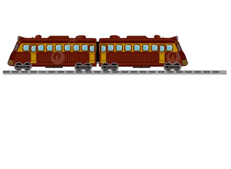 Gambar Train Track Train Cartoon Train Kartun Track Png Dan Vektor