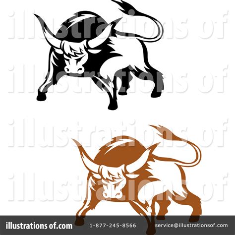 Bull Clipart Illustration By Vector Tradition SM