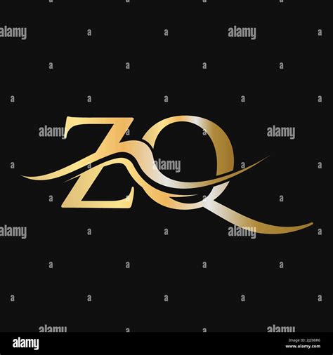 Letter Zq Logo Design Initial Zq Logotype Template For Business And