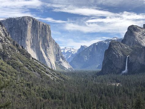 Amazing View Of Yosemite Domes From Tunnel View 40003000 Nature
