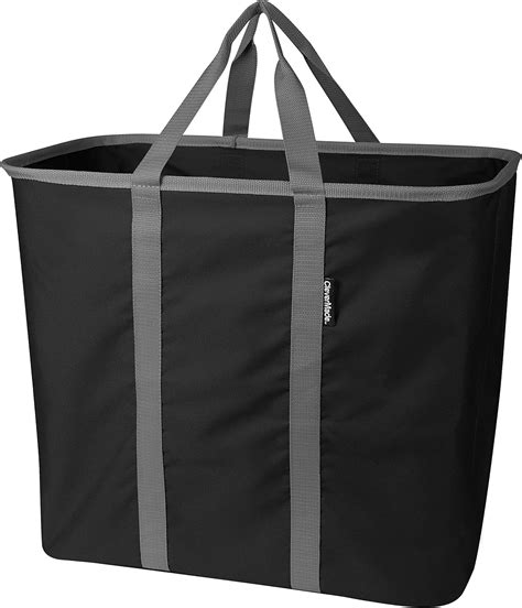 Clevermade Collapsible Laundry Tote Large Foldable Clothes Hamper Bag