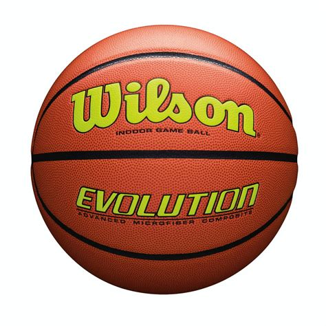 Wilson Evolution Game Basketball Official Size Optic Yellow Walmart