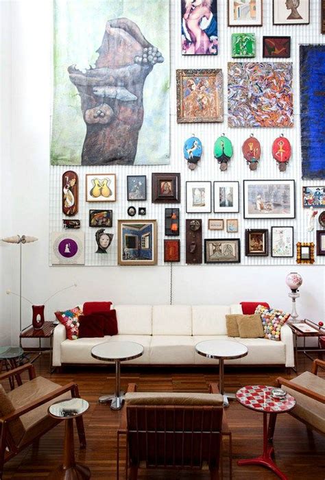 The Art Of Displaying Art Living Room Art Gallery Wall Beautiful Space