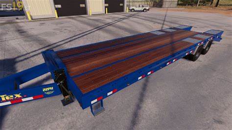 Fs19 Mods Big Tex 22gn And 22ph Flatbed Trailers Mod Yesmods Images
