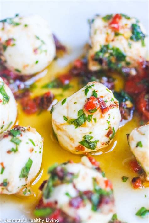 Marinated Mozzarella Balls Recipe Jeanettes Healthy Living