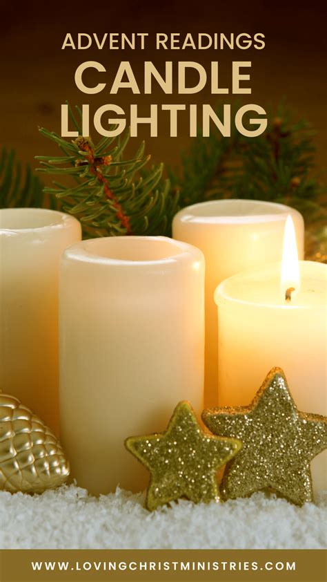 Advent Readings For Candle Lighting Loving Christ Ministries