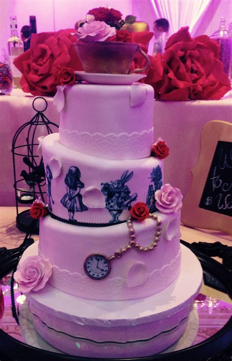 Kids recipe alice in wonderland cake recipe. Alice in Wonderland themed. | Bridal shower cakes, Cake ...