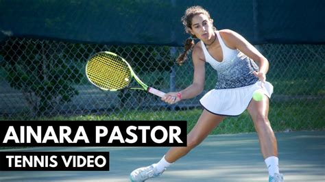 Solo exhibition espacio maría molinerde. Ainara Pastor - Tennis video - YouTube
