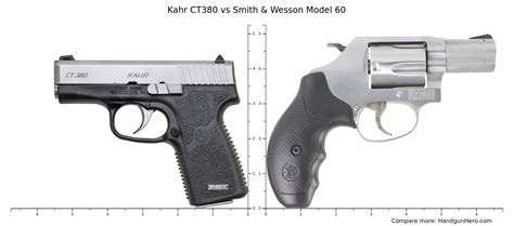Kahr P380 Vs Smith Wesson Model 60 Size Comparison Handgun Hero Hot