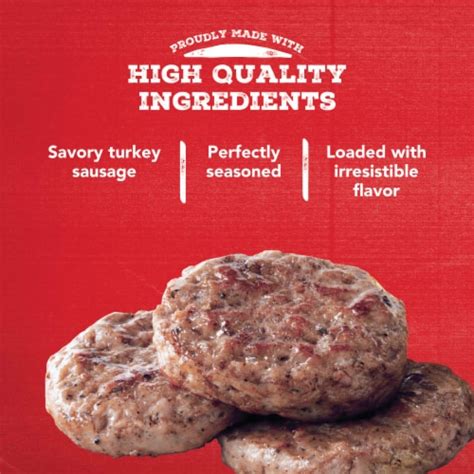 Jimmy Dean Fully Cooked Turkey Sausage Patties Ct Oz Smith