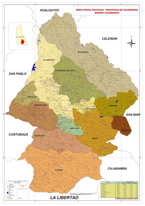 Red Libre ImÁgenesplanosmapaspaisajes Mapas Cajamarca PerÚ