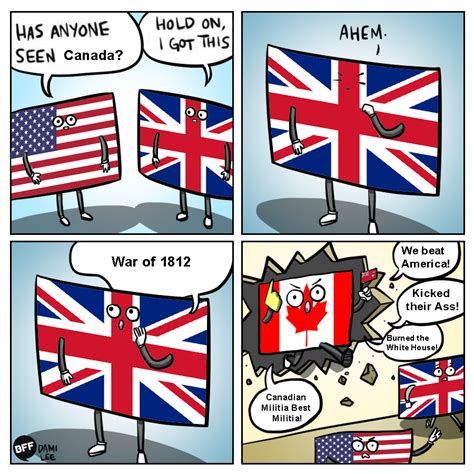 The best memes from instagram, facebook, vine, and twitter about usa vs canada. Pin by Wolf Book on Hetalia | Canada funny, History memes ...
