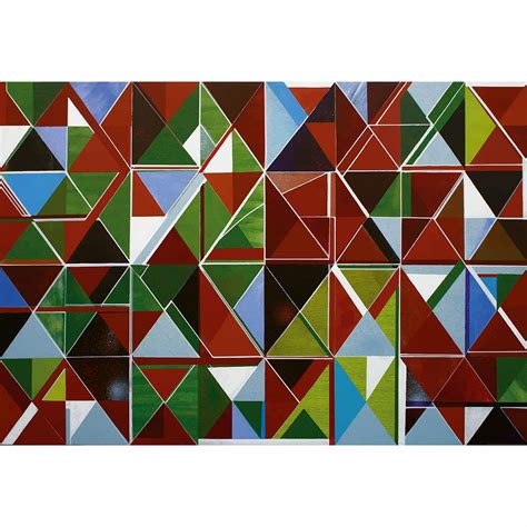 Wg5169 4p 1 Multicolored Geometric Mural Wall Mural By Ideal Decor