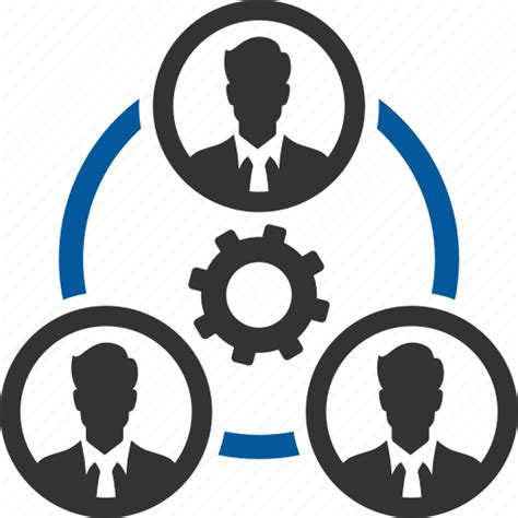 Circle Group Hierarchy Organisation Structure Icon