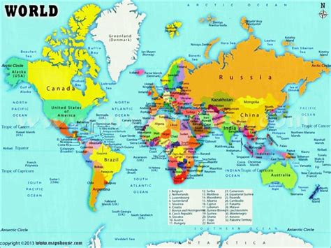 Large Printable World Map With Country Names Printable Maps