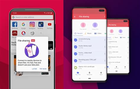 Pemblokir iklan di opera mini dapat membantu untuk menghemat waktu ketika browsing, halaman web dimuat 40% lebih cepat dibanding tanpa teknologi ad blocker ini. Opera Mini Padukan Wi-Fi Direct dan QRcode untuk Kirim File