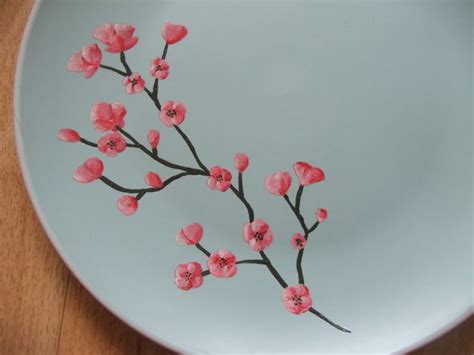 Paint Cherry Blossom Ceramic Painting Cherry Blossom Pottery