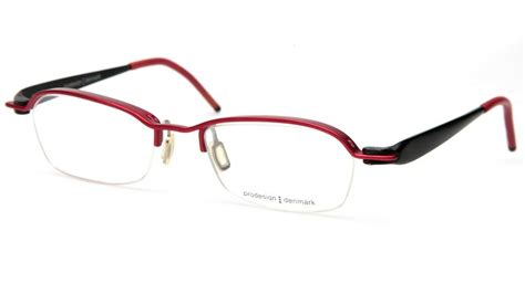 gail spence prodesign denmark 9905 c 4031 red eyeglasses 51 18 140mm