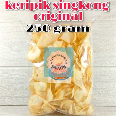 Jual Keripik Singkong Kiloan Original 250 Gram Shopee Indonesia