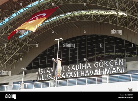 Exterior Of The Sabiha Gokcen International Airport Saw In Istanbul