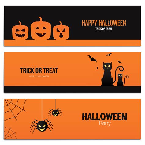 Halloween Banners Design Illustrations Creative Market