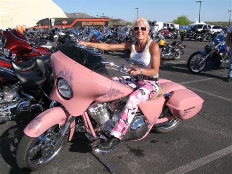 Your Motorcycles Susan Barnettss Mini Pink Bagger Women Riders Now