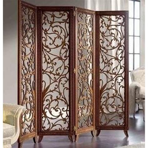 a room divider with an intricate design