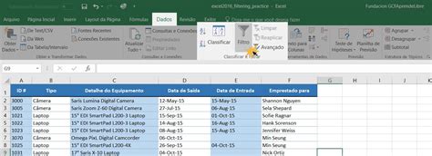 Excel Como Filtrar Dados No Excel