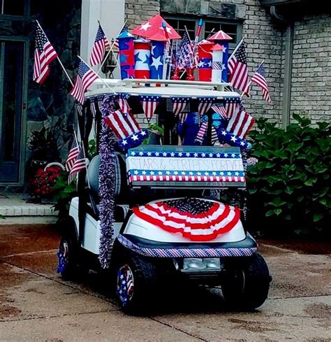 Best Fourth Of July Decorations For Golf Carts References