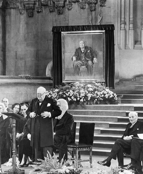 Standing at the front of westminster hall, surrounded by members of parliament and television cameras, churchill jokes with the crowd. 5 Historic Tributes Gone Horribly Wrong - History Lists