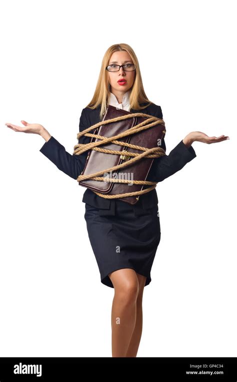 Woman Tied Up Bondage Hi Res Stock Photography And Images Alamy