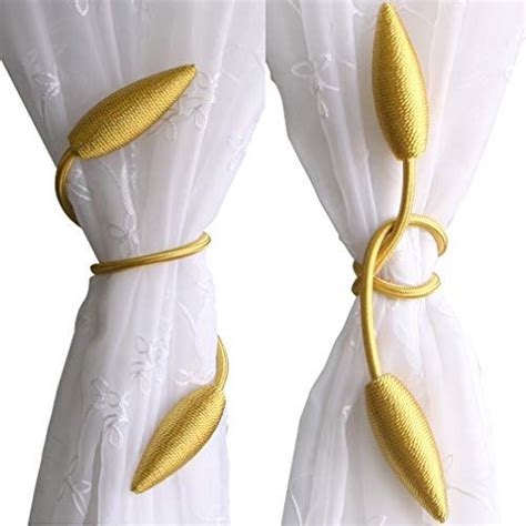 Valea Home 2 Pack Creative Curtain Tiebacks Random Modelling Curtain