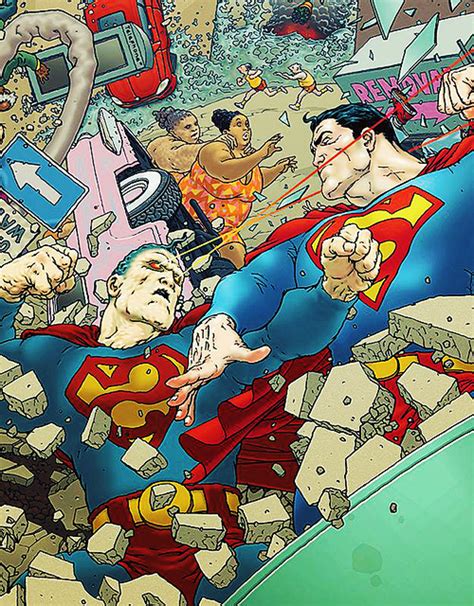 Bizarro Vs Superman By Frank Quitely Superman Art Superman Comic