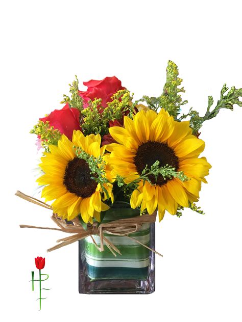 Lovely Sunflowers Vase In Los Angeles Ca Highland Park Florist