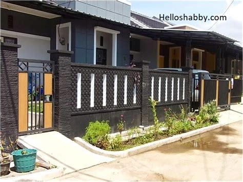 Inspirasi Cat Pagar Tembok Rumah Yang Bagus Untuk Rumah Minimalis HelloShabby Com Interior