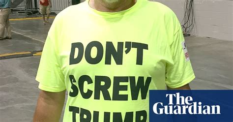 T Shirts For Trump In Pictures Us News The Guardian