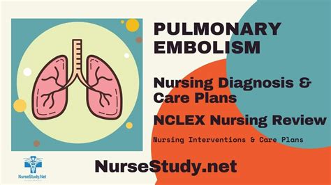 Pulmonary Embolism Nursing Diagnosis