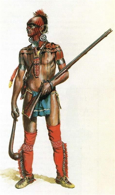 18th Century Wyandot Huron North American Indians Native American