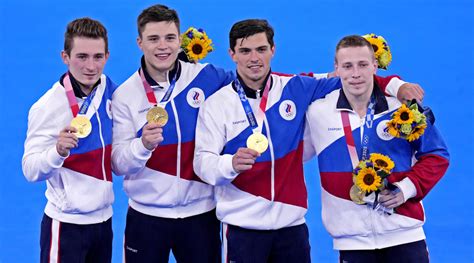Russian Athletes Beat Japan For Mens Gymnastics Olympics Gold Medal