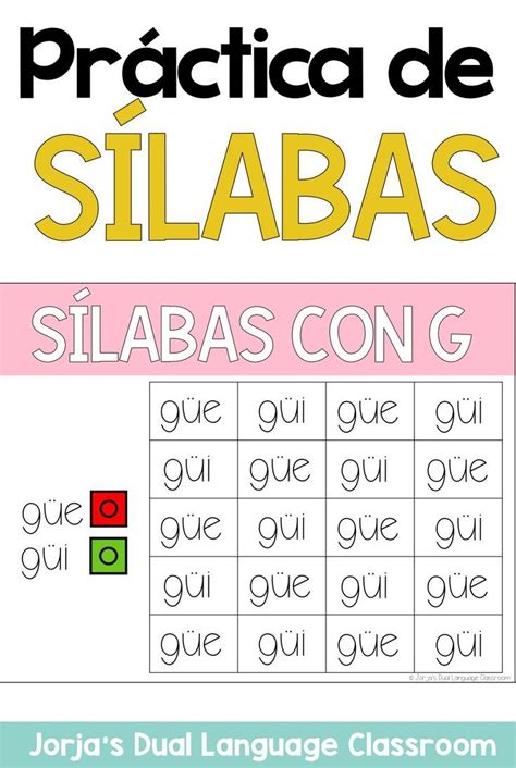 Centro Divertido Para Practicar Silabas En Español Para Preescolar De