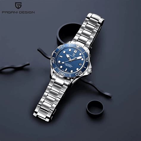 Pagani Design Pd 1667 40mm Mens Automatic Waterproof Mechanical Watch
