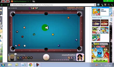 So practice your moves, and challenge players in worldwide tournaments. Tutorial Para Jugar 8 Ball Pool Multiplayer en miniclip ...