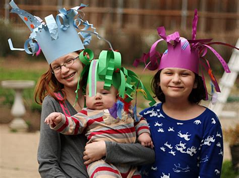 Crazy Paper Hats Inspired By Dr Seuss Make And Takes