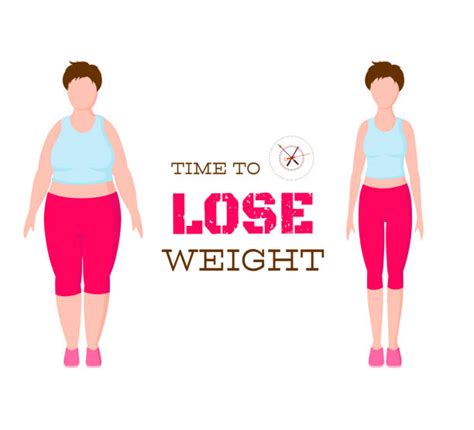 680 Weight Loss Before After Stock Illustrations Royalty Free Vector