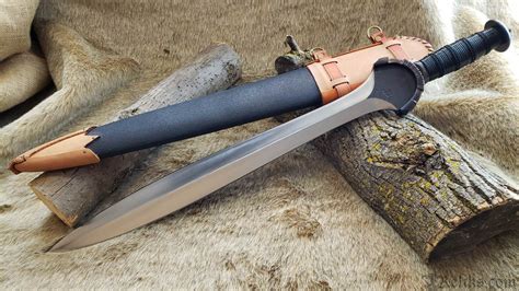 Celtic Leaf Blade Sword Single Hand European Sword At