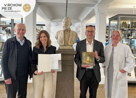 Virchow Prize For Global Health Trophies To Be Displayed In The Berlin