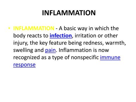 Ppt Infectioninflammation Powerpoint Presentation Free Download
