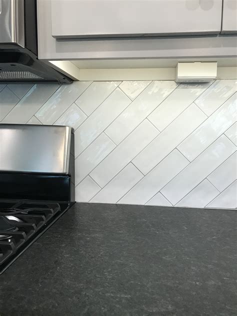 And it was absolutely worth it because alright, now that you have your supplies — let's talk about how to install subway kitchen tile. Diagonal tile backsplash | Patterned kitchen tiles, Subway ...