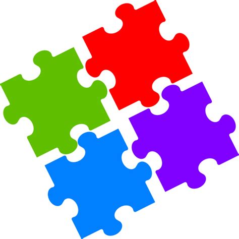 4 Puzzle Pieces Png Images Transparent Background Png Play